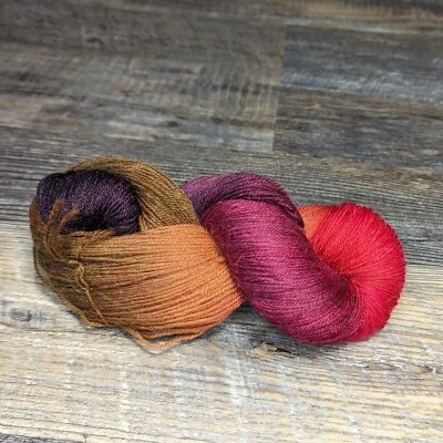 Discontinued Schaefer Yarn Anne Wool Mohair Lace Sock Weight Frida Kahlo 4 Oz - Image 1 of 2