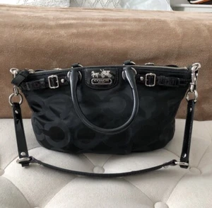 Schwarze Coach Tasche 18650 - Bild 1 von 5
