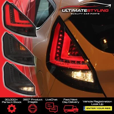 Ford Fiesta Mk7 LED Rear Lights Smoked Tint Lightbar Upgrade 2008-2012 ST Zetec - Image 1 of 4