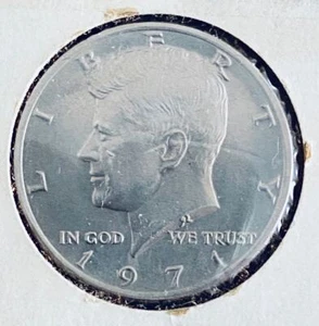 American Old Coin Antique Coin 1971 Half Dollar 50 cent coin Kennedy USA US - Picture 1 of 24