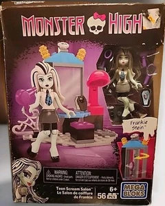 MEGA BLOKS Monster High FRANKIE STEIN Teen Scream Salon 56 Teile Sealed - Bild 1 von 6