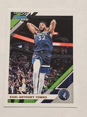 2019-20 Panini Donruss #123 Karl Anthony Towns Minnesota Timberwolves - Image 1 of 2