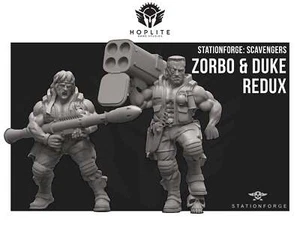 Spacenam: Zorbo and Duke Redux | Reptilian Overlords | 32mm