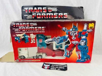Transformers Original G1 1986 Ultra Magnus Rubber Tire Complete w/ Box - Image 1 of 4