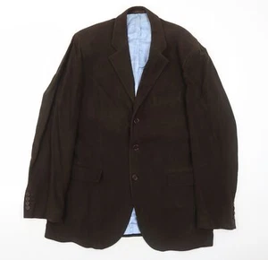 Sartorio Mens Brown Polyester Blend Blazer Size 42 Reg - Picture 1 of 10