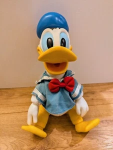 Vintage Disney Donald Duck Stuffed Plastic Vinyl Head Hands & Feet 15" Plush - Picture 1 of 3