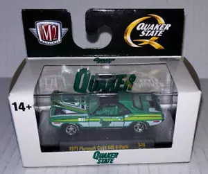 M-2 Diecast, 1971 PLYMOUTH CUDA, PACK DE 6 / ÉTAT QUAKER (daté 2023) - Photo 1 sur 4