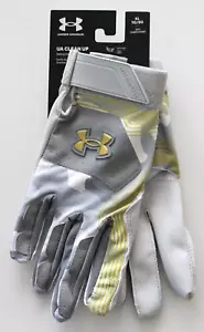 Under Armour Clean Up Batting Gloves Mens XL Camo/Gold - Picture 1 of 3