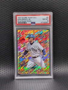1997 Score Ken Griffey Jr Platinum Team PSA 8 Team Collection Mariners Free Ship - Picture 1 of 2