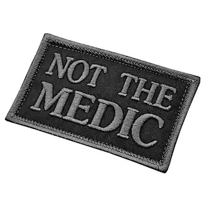 toppa morale tattica non il medico divertente sottomessa ricamata - Foto 1 di 1