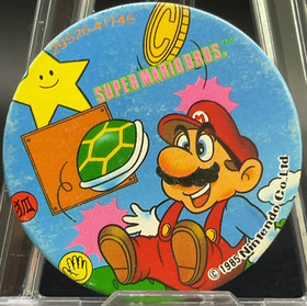 Mario Shell Menko Super Mario Bros Famicom Card Nintendo 1985 NES Japanese