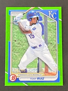 Tony Ruiz 2024 Bowman Neon Green #BP-80 #ed 354/399 - Picture 1 of 10