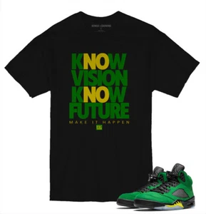 Tee to match Air Jordan Retro 5 Elevate Oregon Ducks Sneakers - Picture 1 of 1