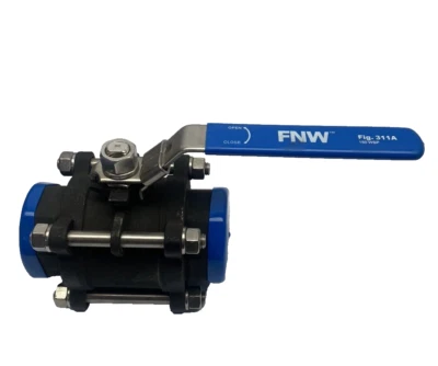 FNW Fig. 311A, 2-1/2" Carbon Steel Socket Weld Ball Valve 150 WSP, 10000WP - Image 1 of 4