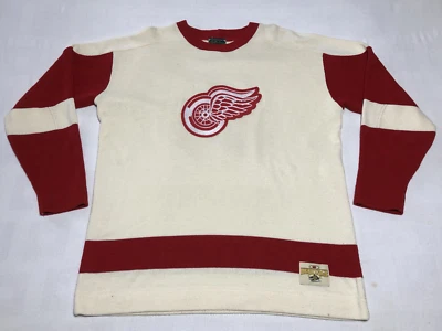 Vintage Stall Dean Detroit Red Wings 1950's Style Ted Lindsay Sweater Jersey 50 - Image 1 of 4