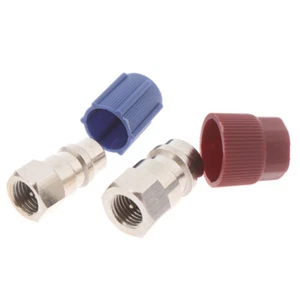 R-12 to R-134a Retrofit Conversion Adapter Fitting 1/4 SAE Valves Kits P gtJ _yi - Picture 1 of 12