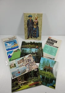 Vintage Oyvind Hansen Menu SAS Scandinavian Airlines SCAND-NYC/CHI/YUL-Y-B-74 + - Picture 1 of 16