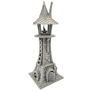 Medieval Light Keeper Tower for LOTR, D&D, wargaming 3D printed terrain scenery - Picture 1 of 6