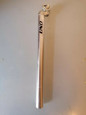 Nuovi Alluminio Brevetto Reggisella, Argento, uno-Kalloy 29,8 X 400 MM - Immagine 1 di 3