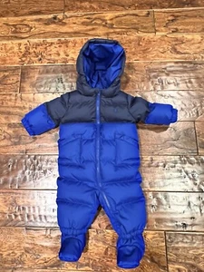 Polo Ralph Lauren Baby Kids Down Snowsuit - Navy w/ Blue - Size 3 month - Picture 1 of 10