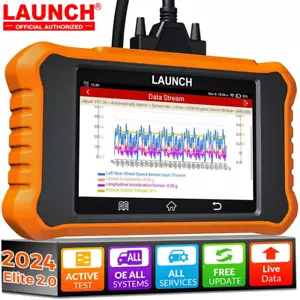X431 Creader Elite For JLR Landrover Jaguar Car Diagnostic OBD2 Scanner ABS SAS - Picture 1 of 12