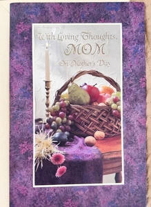 Large Happy Mother’s Day Card 9 x 6” American Greetings Forget Me Not Mothers - Picture 1 of 3