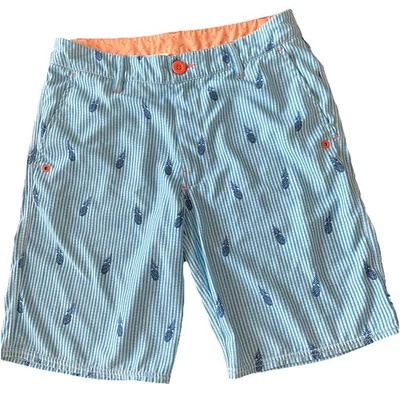 Pantalones cortos de golf de verano Sperry Top-Sider para hombre talla 30 azul piña frente plano Foto 1 de 4
