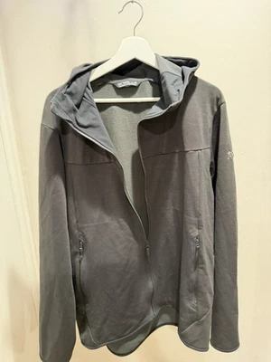 Arc’teryx 浅底层全拉链连帽衫灰色男式 L 码 — 第 1/4 张图片