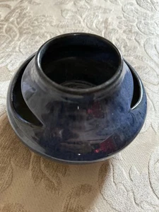 Bolingey Studio Pottery Perranporth Cornwall Cornish Flower Vase Posey Blue VGC - Picture 1 of 8