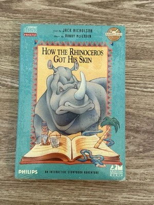 How The Rhinoceros Got His Skin (Phillips CD-i, 1991) LONGBOX - New Sealed - Image 1 of 4