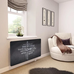 Cubierta de radiador de vidrio Premier Range Your Own Word - Imagen 1 de 1