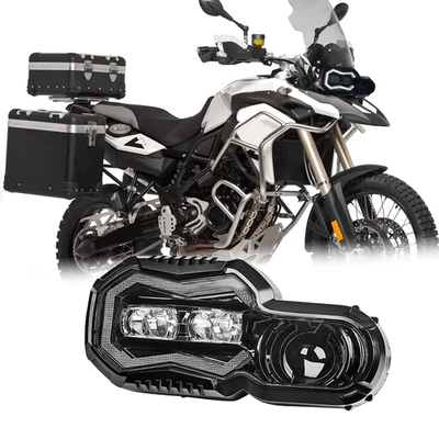 For BMW F800GS 2008-2018 F700GS 2013-2018 F650GS 2008-17 HI-LO DRL LED Headlight - Image 1 of 4