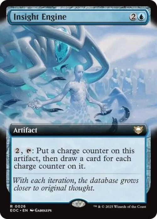 MTG English Insight Engine (Extended Art) NM Normal - Image 1 of 1