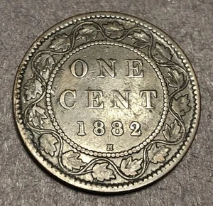 1882-H Kanada großer Cent Bronze hochwertig - Bild 1 von 2