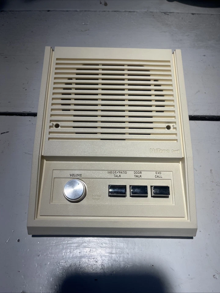 Altavoz interior NuTone IS-335WH Radio-intercomunicador 5" blanco nuevo stock antiguo Foto 1 de 4