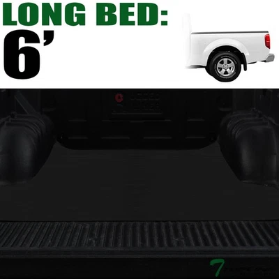 Topline For 2005-2021 Nissan Frontier 6 Feet Rubber Truck Bed Trunk Mat Liner V2 — 第 1/4 张图片