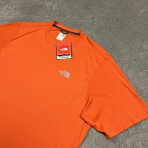 NEW The North Face Shirt Mens Large Lightweight Velocitee Orange Wicking Sport - Picture 1 of 10