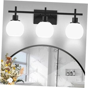 Modern Vanity Lighting Fixtures,3-Light Black Bathroom Lighting Fixtures Over - Picture 1 of 8