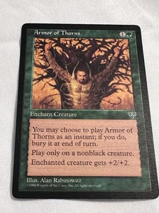 MAGIC - Armor of Thorns Mirage MTG Regular - Picture 1 of 3