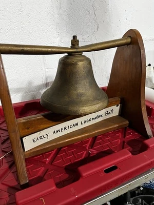 Antique Brass Locomotive Bell - Image 1 of 4