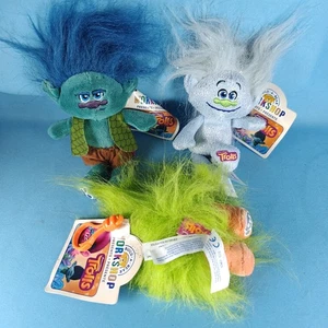 Build A Bear Trolls viel Zubehör und Rucksack Aufhänger Clip Mini Plüsch - Bild 1 von 3
