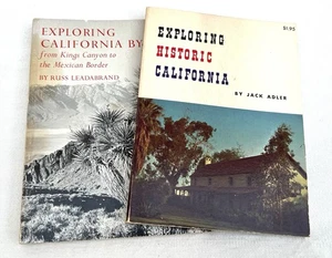 Exploring California Byways Leadabrand & Exploring Historic California Adler Lot - Picture 1 of 23