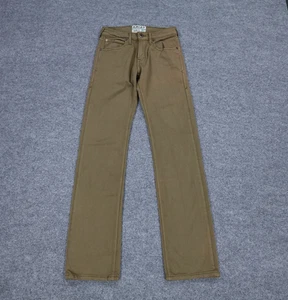 Ariat M7 Jeans Mens 28x34 Rocker Stretch Grizzly Straight Brown Denim Loop Lock - Picture 1 of 22