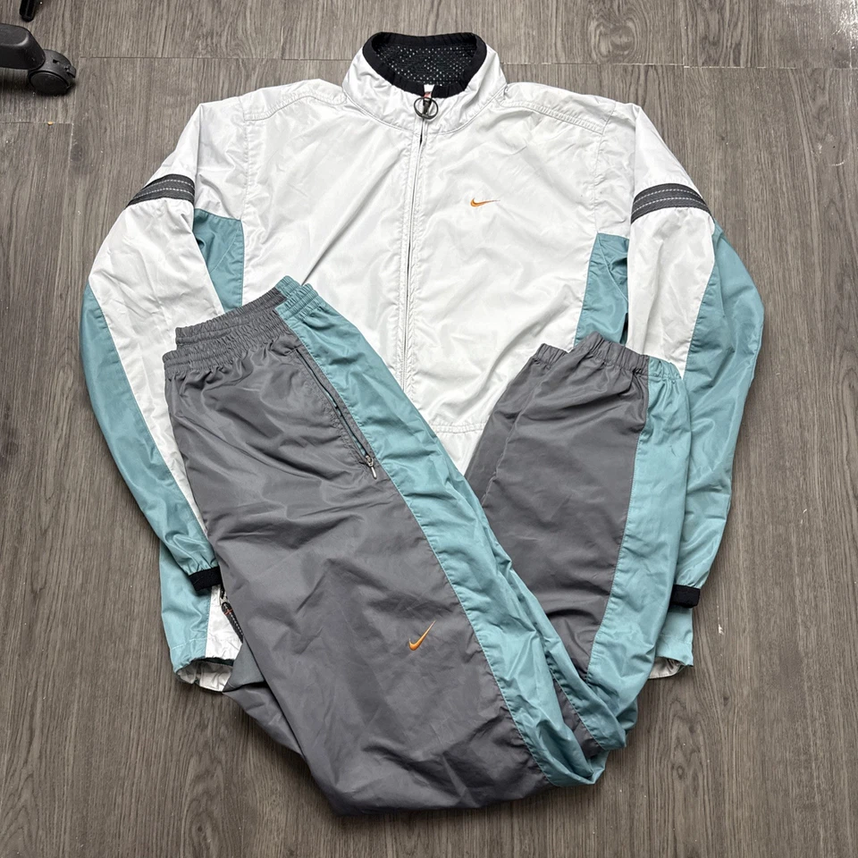 1998 Nike Honolulu Marathon Jacket Windbreaker and pants  Large 12-14 90s Rare - Image 1 of 4