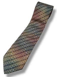Missoni men's Luxury Tie Made In Italy Multicoloured patterned luxury - Picture 1 of 4