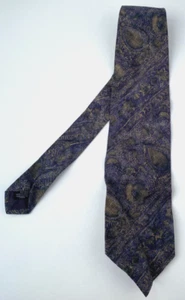 Vintage Giorgio Armani Cravatte Necktie Geometric All Over Pattern 100% Silk - Picture 1 of 4