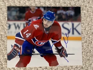 Tomas Plekanec Autographed 8 x 10 Montreal Canadiens - Picture 1 of 1