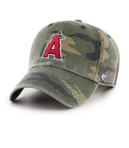 Los Angeles Angels Anaheim '47 Clean Up camo Adjustable Hat Cap camouflage - Picture 1 of 3