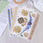 10 Sheets Butterfly Shoulder Tattoo Decals Stick on Women Delicate