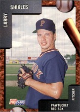 1992 Pawtucket Red Sox Fleer/ProCards #922 Larry Shikles